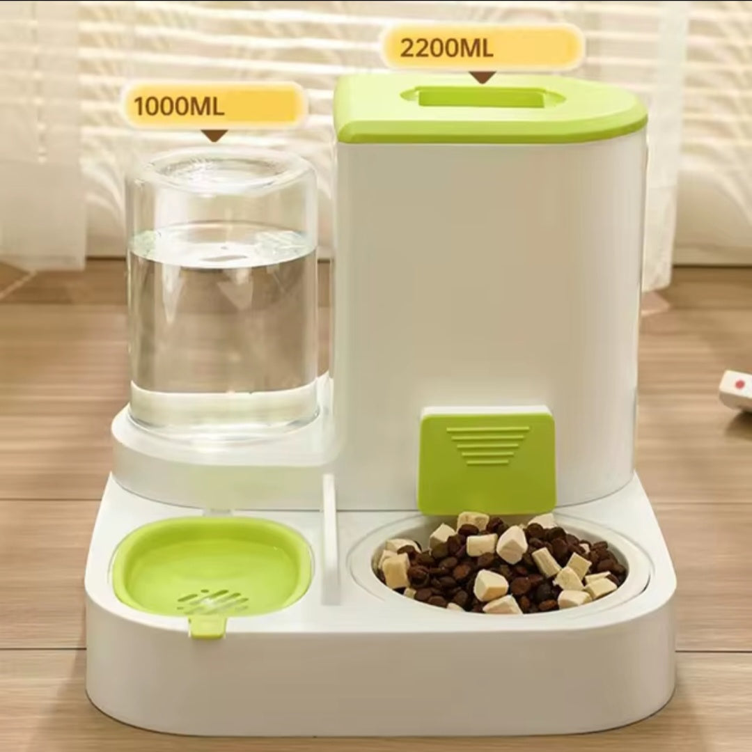 Pet bowl with dispenser