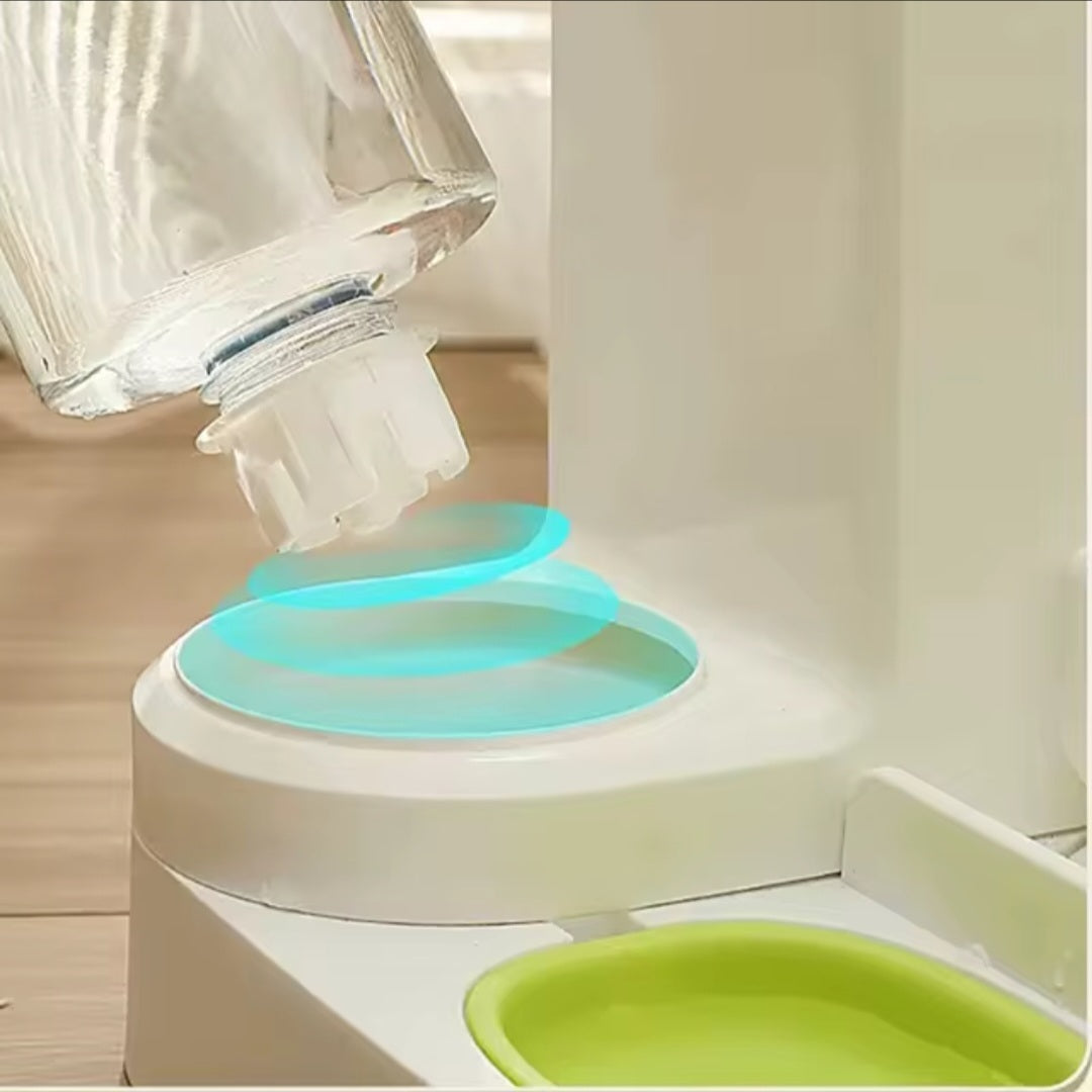 Pet bowl with dispenser