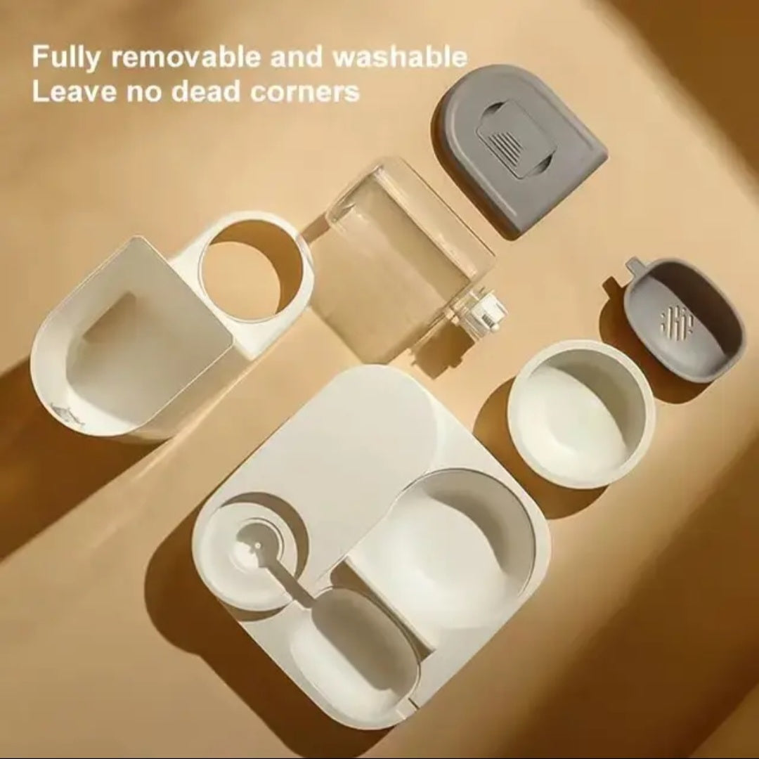 Pet bowl with dispenser