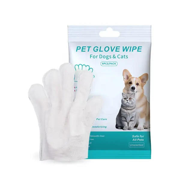 Grooming Wipes Gloves